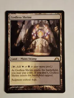 1x MTG Godless Shrine - Gatecrash (GTC) #242 - Magic the Gathering LP+ - Image 1