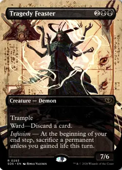 Tragedy Feaster (Borderless) [SOS - 293] NM Rare EN - Image 1