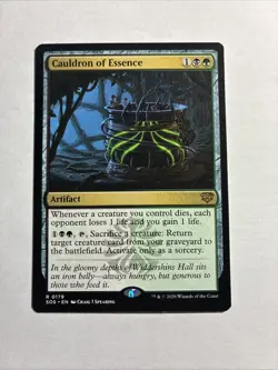 Cauldron of Essence - Secrets of Strixhaven MTG Plus Bonus Card!!! - Image 1