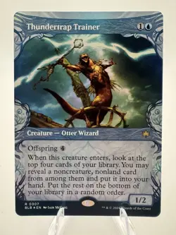 2024 Magic MTG Bloomburrow Thundertrap Trainer Foil #307 - Image 1