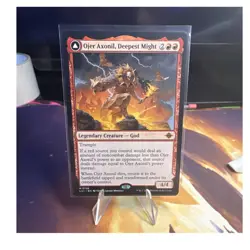 Wizards of the Coast Ojer Axonil, Deepest Might LCI 0158 Reg Mythic God Red 4/4 - Image 1