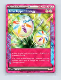 Neo Upper Energy 162/162 ACE SPEC Rare Temporal Forces Pokemon Holo HP - Image 1