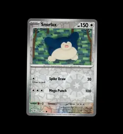 Snorlax 144/191 Common Surging Sparks Pokemon Reverse Holo Near Mint - Image 1