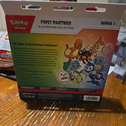 Pokemon First Partner Pack Series 1 Illustration Collection Promo Box Rowlet - Image 3