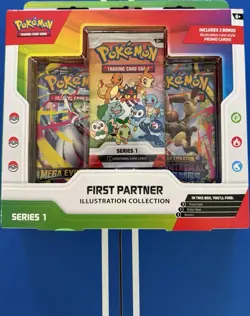 Pokemon First Partner Illustration Collection Series 1 Promo Booster Box English - Image 1