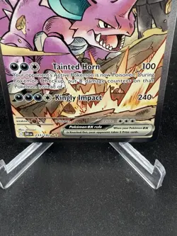 Pokemon Destined Rivals Team Rocket's Nidoking Ex 233/182 English SIR - Image 3