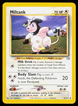 MILTANK 41/111 VINTAGE UNCOMMON NEO GENESIS POKEMON NM - Image 1