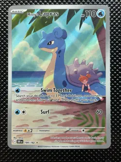 Pokemon Destined Rivals Misty's Lapras 194/182 NM - Image 1