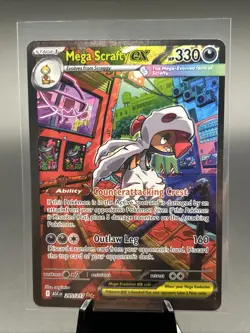 Mega Scrafty ex 285/217 SIR Pokemon Ascended Heroes 🔥🔥🔥 NM PACK FRESH - Image 1