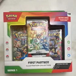 Pokemon First Partner Illustration Collection Series 1 Promo Booster Box English - Image 2