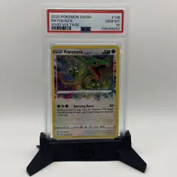 2020 POKEMON SWORD & SHIELD VIVID VOLTAGE #138 RAYQUAZA PSA 10 - Image 2