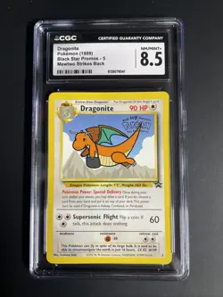 Dragonite Pokemon (1999) Black Star Promos -5 Mewtwo Strikes Back - Image 1