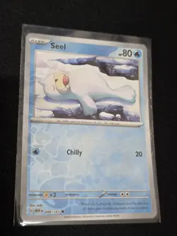 Pokemon Singles Reverse Holo Seel Common SV: Scarlet & Violet 151 086/165 NM - Image 1