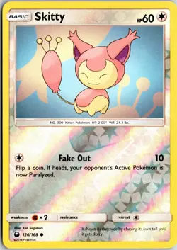 Skitty 120/168 C Celestial Storm Pokemon Reverse Holo NM/M - Image 1