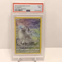 2023 Pokemon PSA 9 Absol TG16/TG70 Crown Zenith Galarian Gallery - Image 1