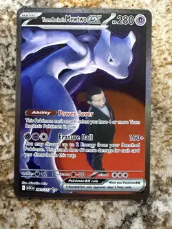 Team Rocket's Mewtwo ex 281/217 SIR Ascended Heroes Pokemon TCG 🔥👍😳 - Image 1