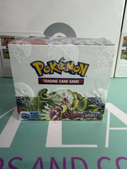 Pokemon TCG Scarlet And Violet Base Booster Box Factory Sealed - Image 1
