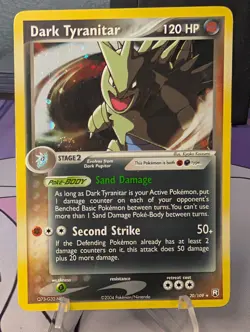 Dark Tyranitar (EX Team Rocket Returns) 20/109 Holo Deck Exclusives LP - Image 1