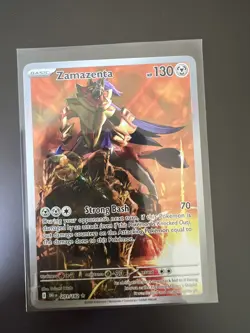 TCG Pokemon ZAMAZENTA Destined Rivals 201/182 - (Illustration Rare) NM - Image 1
