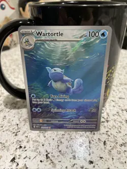 Pokemon Wartortle 171/165 Scarlet & Violet 151 Holo Illustration Rare 100 HP - Image 1