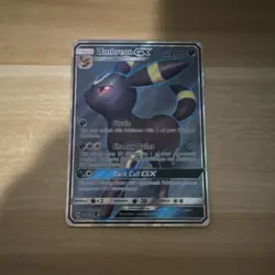 Pokemon Umbreon GX Ultra Rare Holo Sun & Moon Set Stage 1 Darkness 200 HP - Image 1