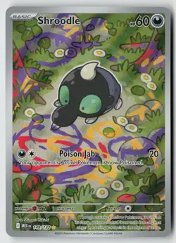Shroodle 149/132 Illustration Rare Mega Evolution Pokemon Near Mint - Image 1