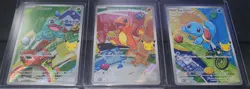 Pokemon TCG First Partner Illustration Rare Promo Set Kanto 037 038 039 - Image 1