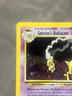 Pokemon TCG Sabrina's Alakazam 16/132 Gym Challenge 2000 Unlimited Holo NM- - Image 3