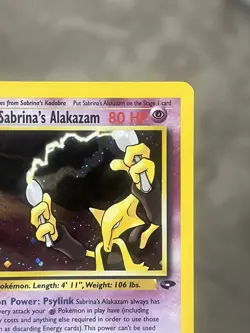 Pokemon TCG Sabrina's Alakazam 16/132 Gym Challenge 2000 Unlimited Holo NM- - Image 4