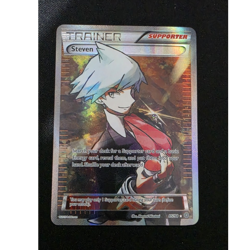 Pokemon TCG XY Ancient Origins Ultra Rare Full Art Holo Steven Trainer 95/98 - Image 1