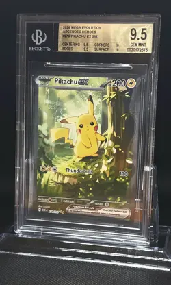Pikachu (Forest Pikachu) Ex SIR #276 / Pokemon Ascended Heroes / BGS 9.5 - Image 1