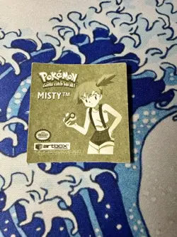 Vintage 1999 Artbox Pokemon Misty G01 Series 1 Rare Gold Sticker Foil ✨ - Image 2