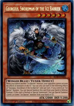 Georgius, Swordman of the Ice Barrier BLTR-EN006 Battles of Legend: Yu-Gi-Oh NM - Image 1