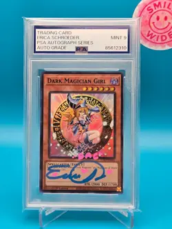 PSA Auto 9 - 2022 Yu-Gi-Oh!, Dark Magician Girl, LDS3, Erica Schroeder Autograph - Image 1