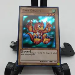 YUGIOH TCG Baby Dragon LCJW-EN006 SUPER RARE HOLOFOIL 1ST EDITION - Image 1
