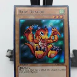 YUGIOH TCG Baby Dragon LCJW-EN006 SUPER RARE HOLOFOIL 1ST EDITION - Image 3