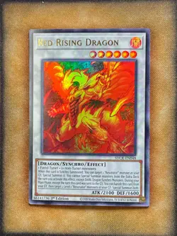 Yugioh Red Rising Dragon SDCK-EN048 Ultra Rare 1st Ed NM - Image 1