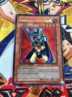 Obnoxious Celtic Guard ct1-en006 *MISPRINT* Ltd Ed (NM+) Secret-Ultra Yu-Gi-Oh! - Image 1