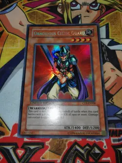 Obnoxious Celtic Guard ct1-en006 *MISPRINT* Ltd Ed (NM+) Secret-Ultra Yu-Gi-Oh! - Image 3