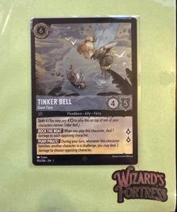 Tinker Bell Giant Fairy - Disney Lorcana: First Chapter Super Rare 193/204 FOIL - Image 1