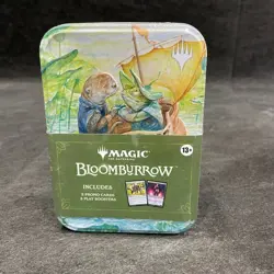 WIZARDS OF THE COAST MTG: Bloomburrow Tin (2 Promo Cards 5 Play Booster Packs) - Image 1