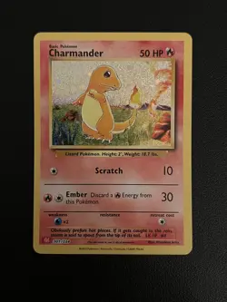 Pokemon TCG Charmander Classic Collection Card 001/034 Holo - Image 1