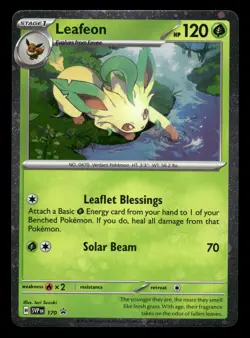Leafeon - (Cosmos Holo) 170 Holo SV: Scarlet & Violet Promo Cards LP-NM - Image 1
