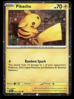 Pikachu - (Cosmo Holo) 051/162 Holofoil Miscellaneous Cards & Products LP-NM - Image 1