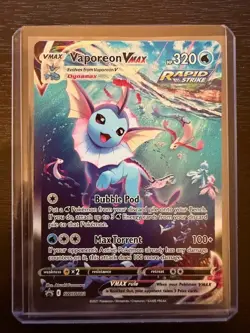 Vaporeon VMAX SWSH182 SWSH: Sword & Shield Promo Cards Holo - NM - Image 1