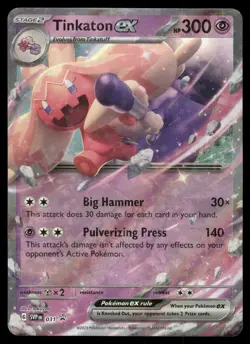Tinkaton ex Promo SV: Scarlet & Violet Promo Cards 031 NM - Image 1