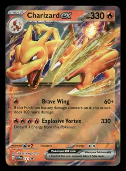 Charizard ex 161 Double Rare SV: Scarlet & Violet Promo Cards NM - Image 1