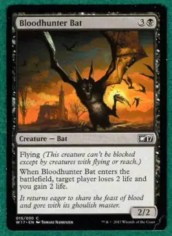 Bloodhunter Bat - Welcome Deck 2017 W17 #015 - Magic: The Gathering MTG Card - Image 1