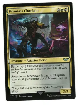 MTG Primaris Chaplain 137 Universes Beyond Warhammer 40k Magic The Gathering - Image 1