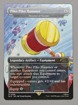 MTG Piko Piko Hammer / Hammer of Nazahn #2098 NON-FOIL Secret Lair Drop Sonic - Image 1